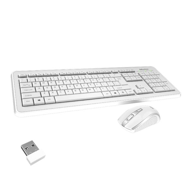 COMBO TECLADO Y MOUSE MEETION C4120 BLANCO