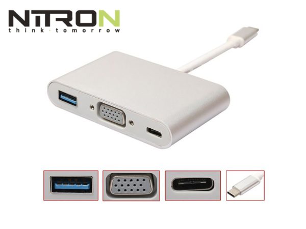 ADAPTADOR TYPE C A HDMI Y USB