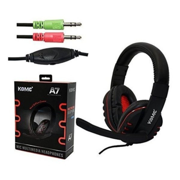 AUDÍFONO KOMC A7 GAMER CON MICROFONO