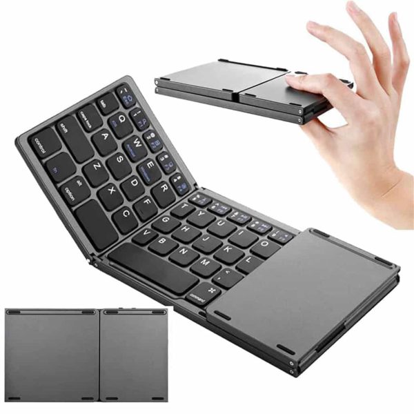 MINI TECLADO BLUETOOTH PLEGABLE RECARGABLE