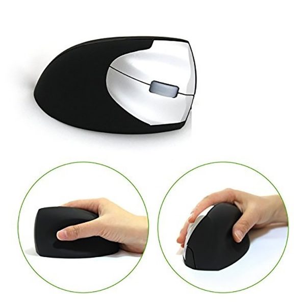 MOUSE ERGONOMICO VERTICAL WIRELESS PARA ZURDOS