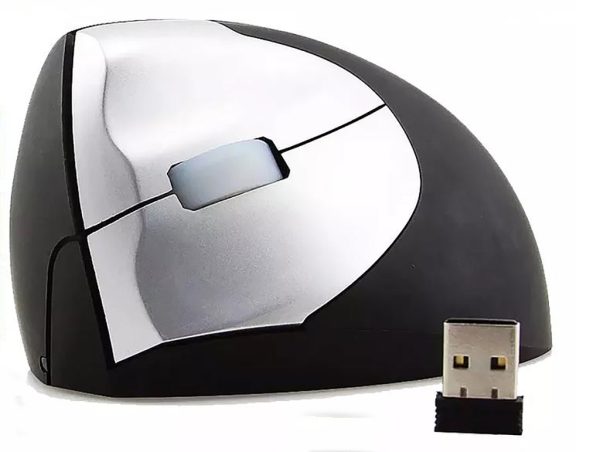 MOUSE ERGONOMICO VERTICAL WIRELESS PARA ZURDOS