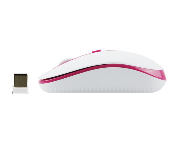 MOUSE WIRELESS MEETION MT-R547 BLANCO - ROJO