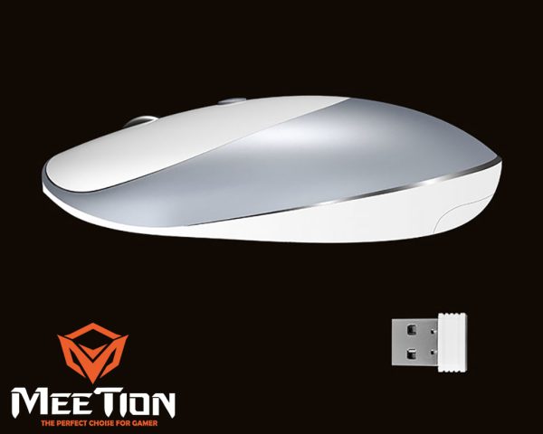 MOUSE WIRELESS RECARGABLE MEETION MT-R600 SILVER