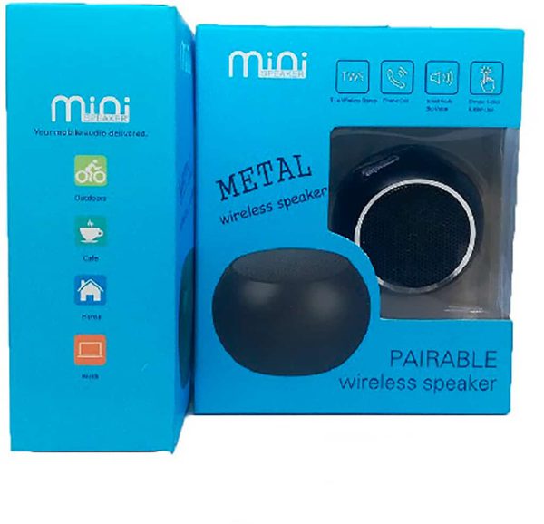 Mini parlante bluetooth apareable