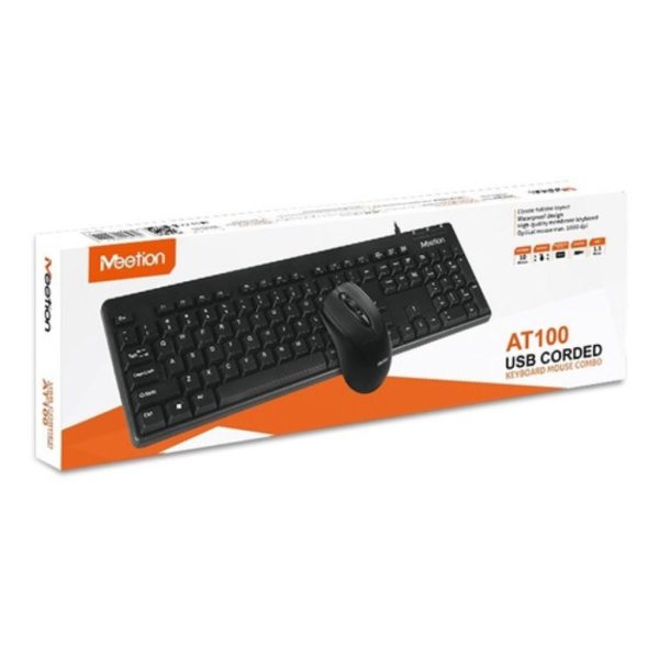 Combo teclado + mouse meetion usb at100