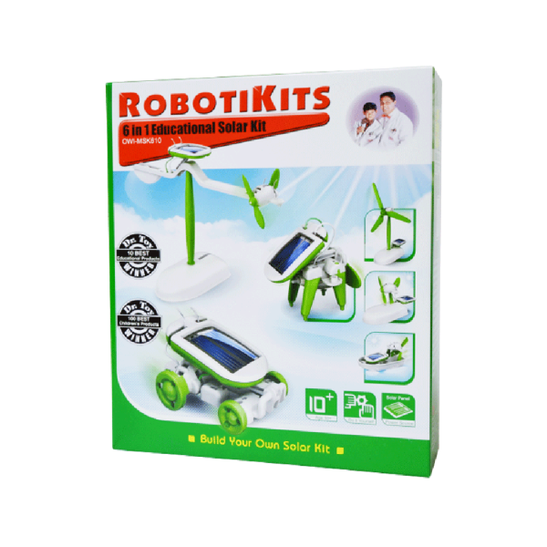 Rompecabezas 3d robot solar 6 en 1