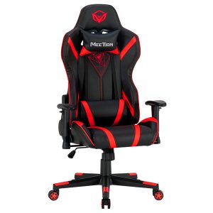 Silla gamer mt-chr15 negra-roja meetion