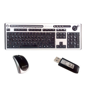 Combo teclado + mouse wireless verbatim slim