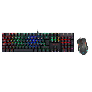 Combo gamer 2n1 k551rgb-ba-sp mecanico teclado + mouse redragon