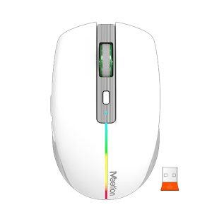 Mouse wireless mt-btm002 blanco meetion