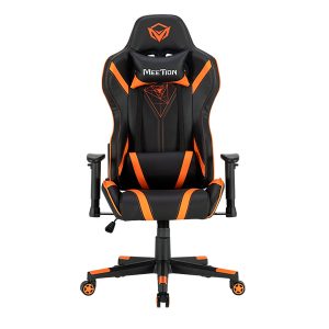 Silla gamer mt-chr15 negra-naranja meetion