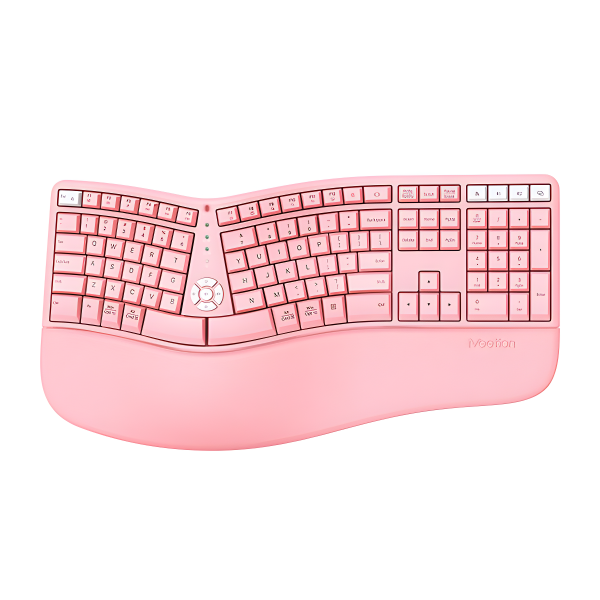 Combo teclado y mouse wireless mt-director c2 rosado meetion