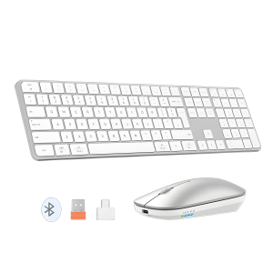 Combo teclado y mouse wireless C230 blanco Meetion